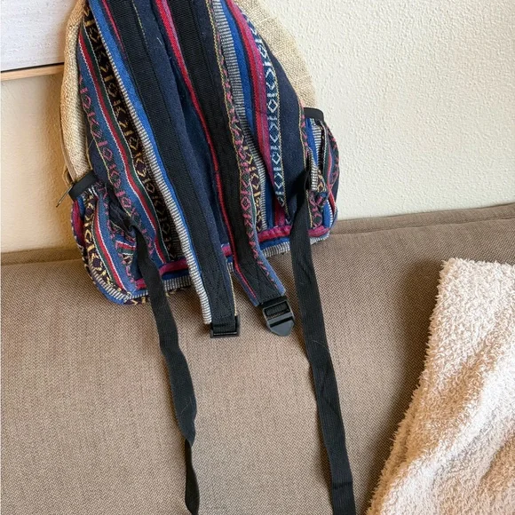 Multi-Color Patterned Backpack - Picture 8 of 8